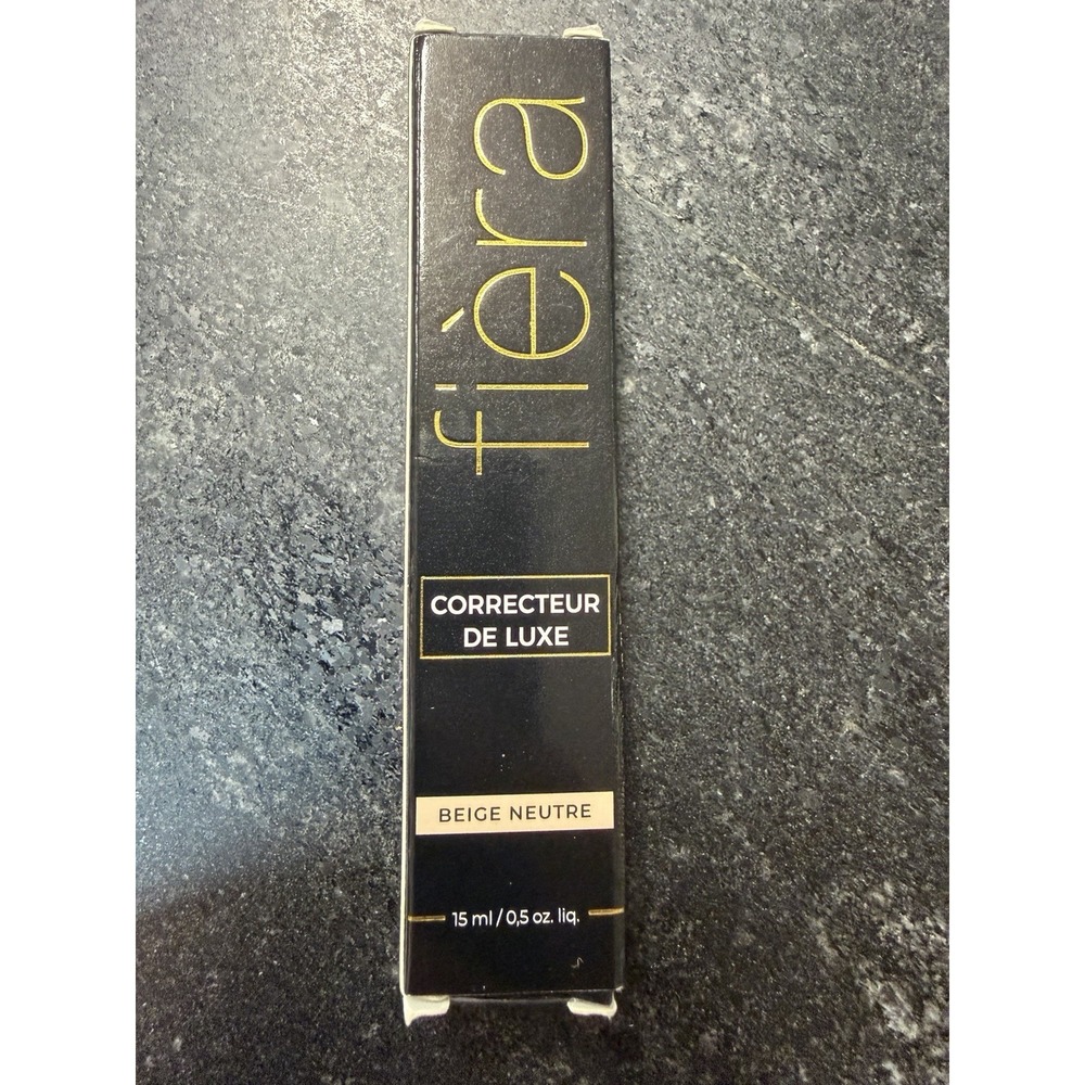 Fièra Luxury Concealer 15ml / 0.5 oz - Shade: Beige Neutre (Neutral Beige) NIB - Picture 2 of 7